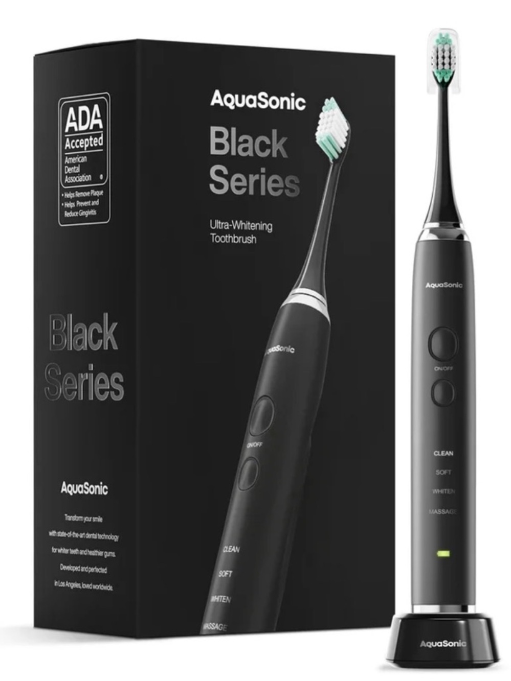 🤍New AquaSonic Black Series Electric Toothbrush🤍
